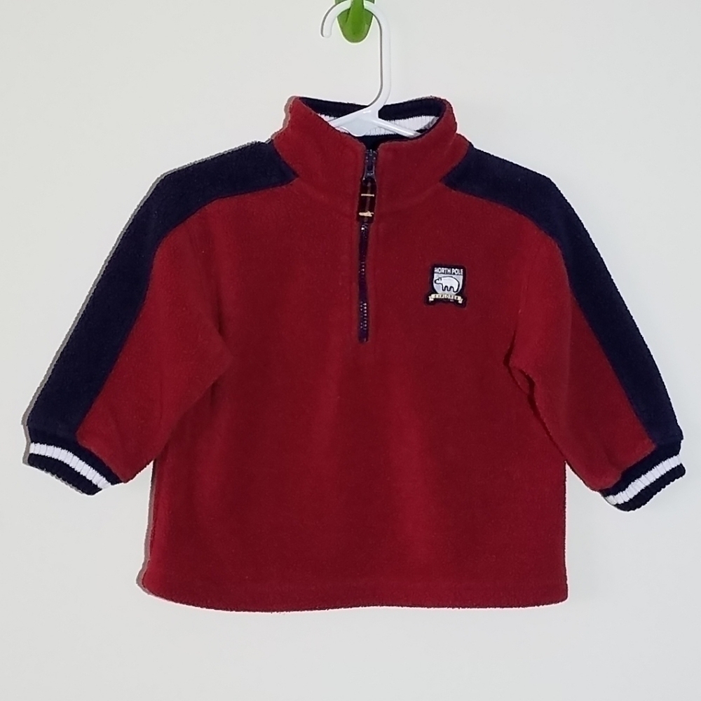 Carter's North Pole Polar Bear Fleece Pullover 12m
